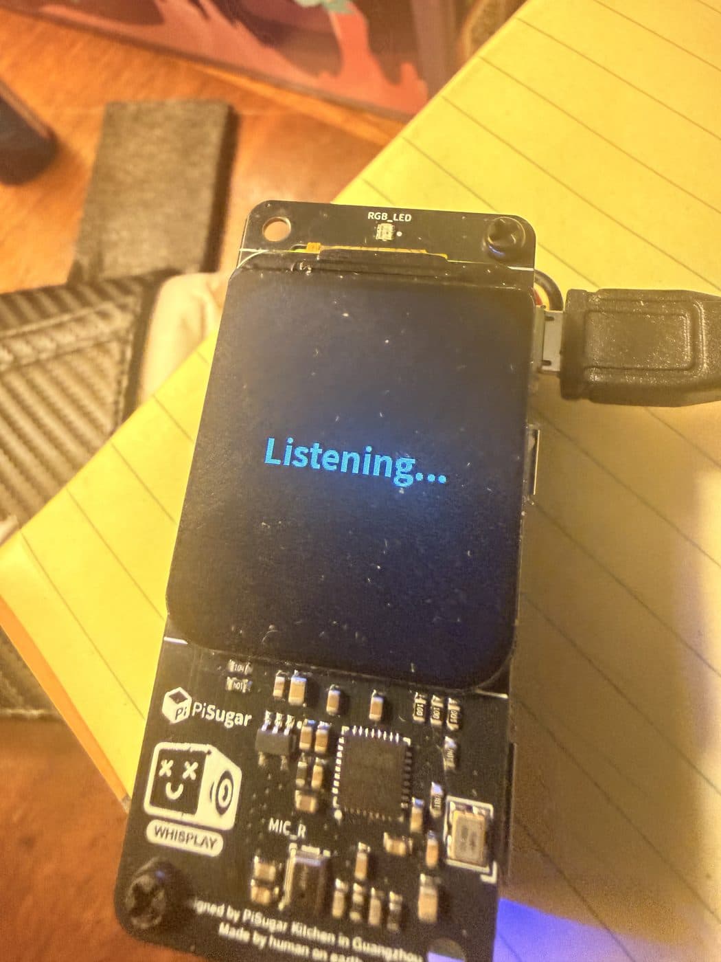 Listening…